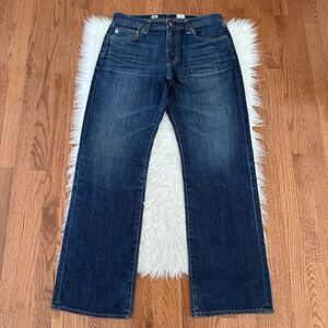 AG Adriano Goldschmied Jeans The Hero Relaxed Fit Men’s 33x32 Medium Wash Preppy